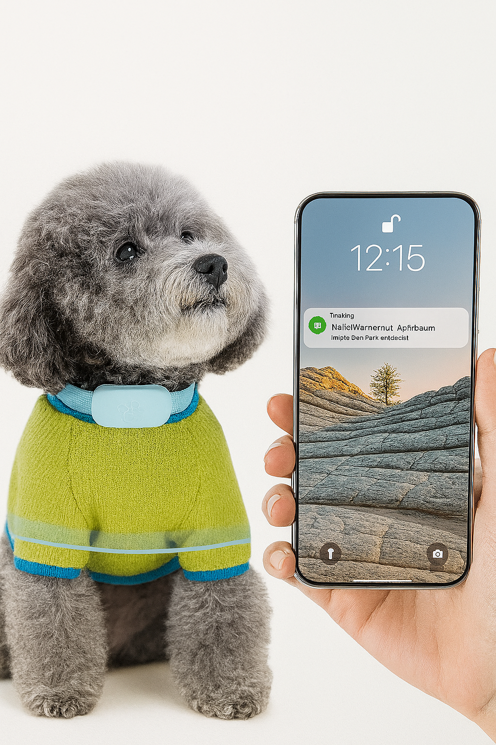 🐶🐱 GPS Haustier-Tracker mit Halsband - IOS und Android