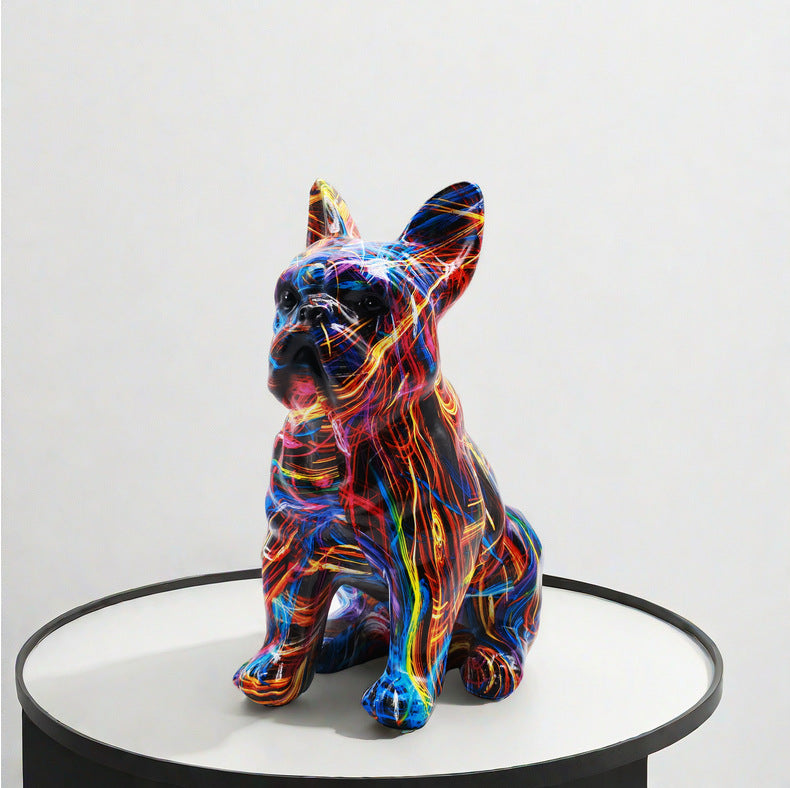 🎨 Französische Bulldogge - handbemalt 🐾