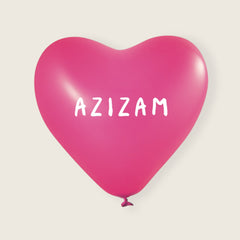 🎈 Heart balloons “Azizam” – inspired by the Ed Sheeran song ❤️