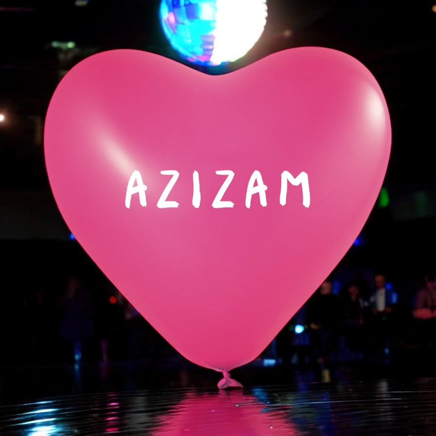 🎈 Heart balloons “Azizam” – inspired by the Ed Sheeran song ❤️