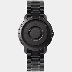 Magnetic Watch Black Steel