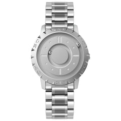 Magnetic Watch Quartz Silver Steel