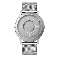 Magnetic Watch Silver Mesh